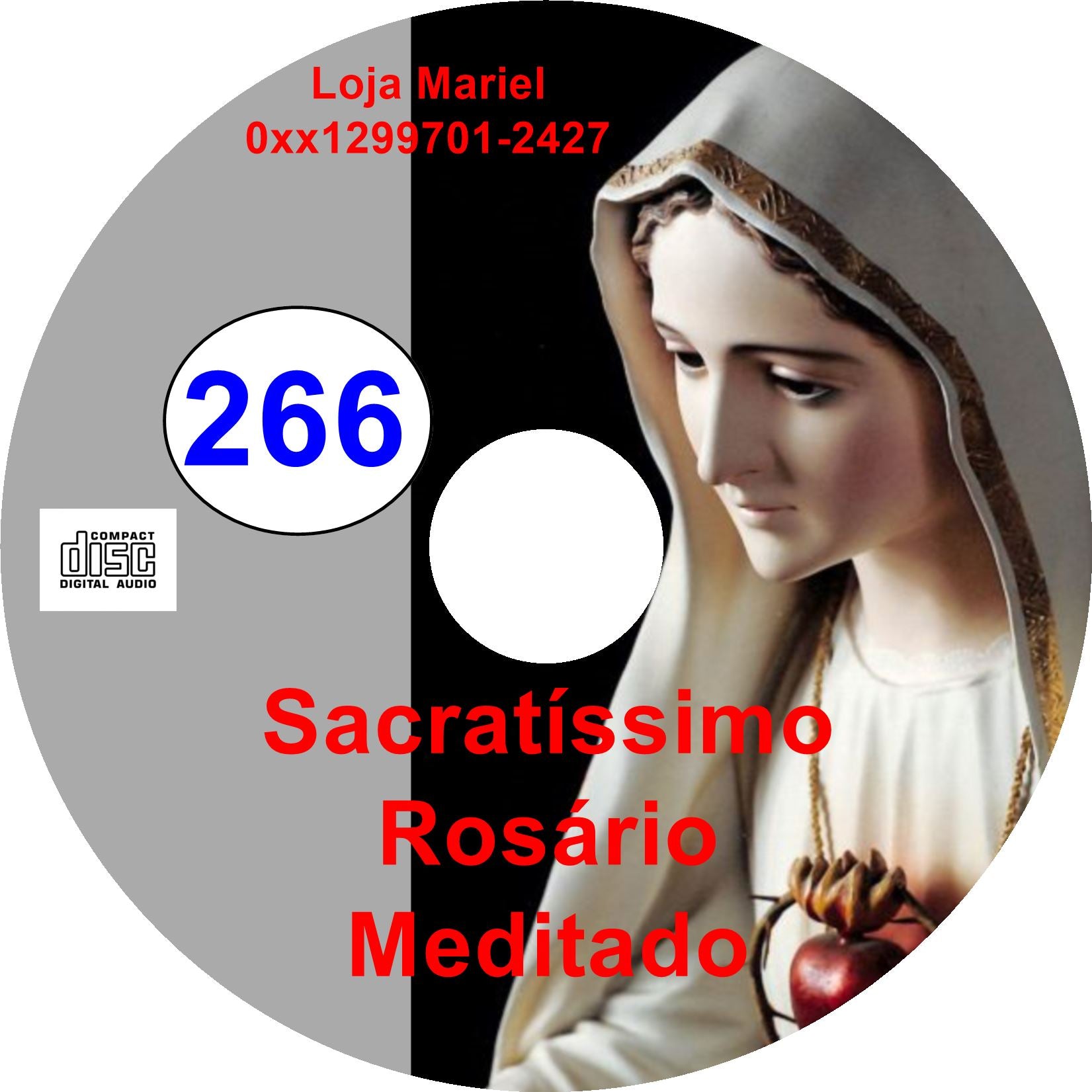 CD Rosário Meditado 266 CD Rosário Meditado 266